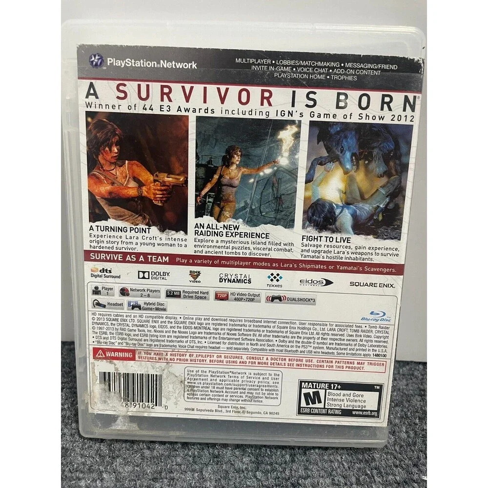 Tomb Raider (Sony PlayStation 3, 2013)